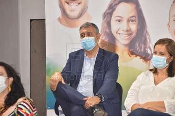La presentación del Plan de Reactivación Económica y Social de Telde tuvo lugar este lunes en la ermita de San Pedro Mártir (Foto Francisco Javier Santana)